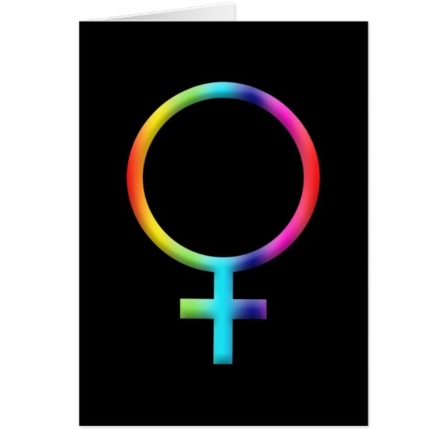 Símbolo de Venus Arcoíris Astrología Signo del Zod (Frente)
