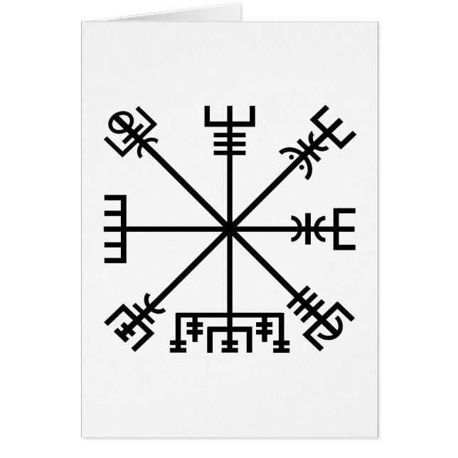 Símbolo de viking de vegvisir (Frente)