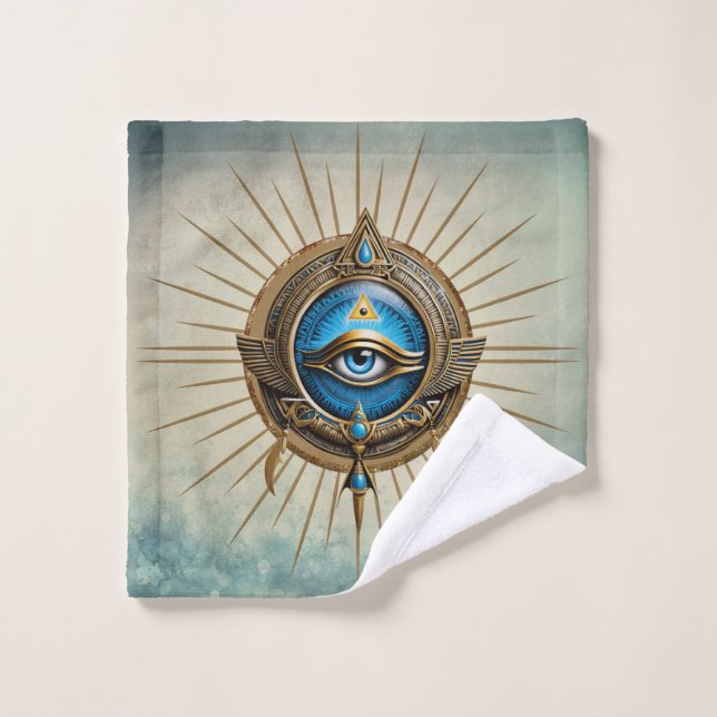 Símbolo del ojo alistador egipcio, (Toallita)