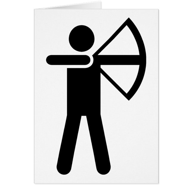 Símbolo del tiro al arco (Frente)