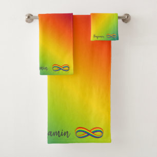 Símbolo infinito de amor arco iris Guay orgullo in