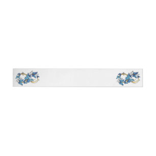 Símbolo infinito de mariposas Morpho azules