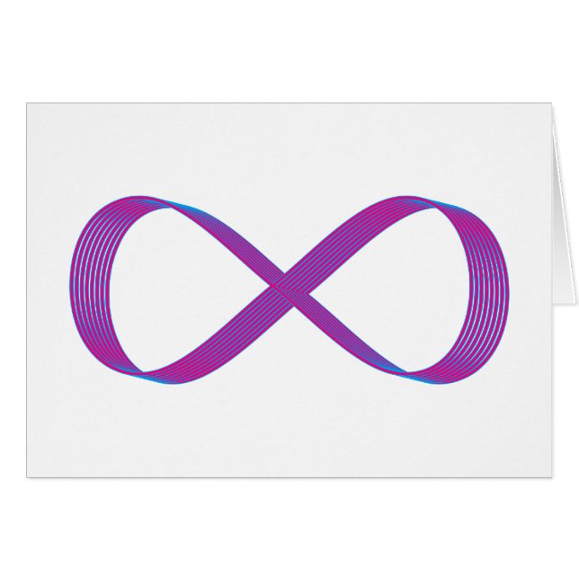 Símbolo infinito infinity (Anverso (Horizontal))