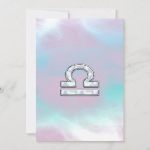 Símbolo libra zodiaco madre del estilo perla