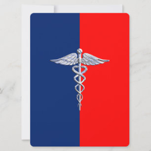 Símbolo Médico Caduceo Tipo Chrome Liga