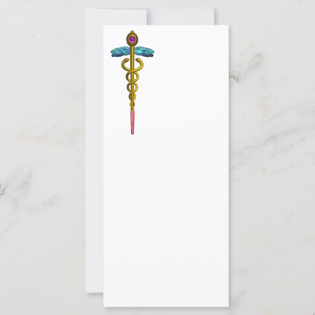 Símbolo médico CADUCEUS GOLD (Anverso)
