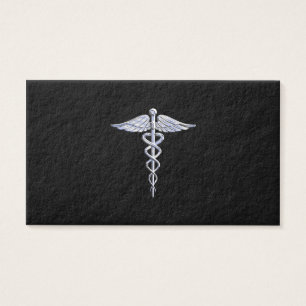 Símbolo médico "Silver Like Caduceus" en decoració