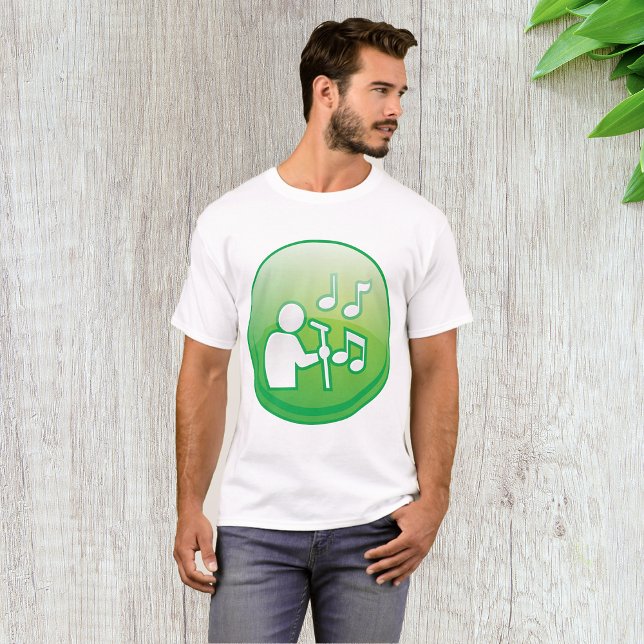 Símbolo musical camiseta para hombres (Subido por el creador)