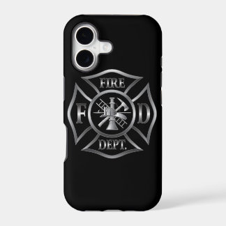 Símbolo negro/de plata del caso de Iphone del
