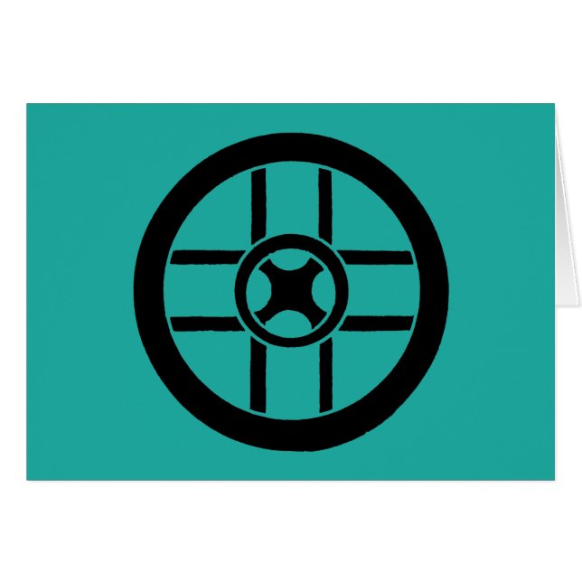 Símbolo nórdico: Cruz de la rueda (Anverso (Horizontal))