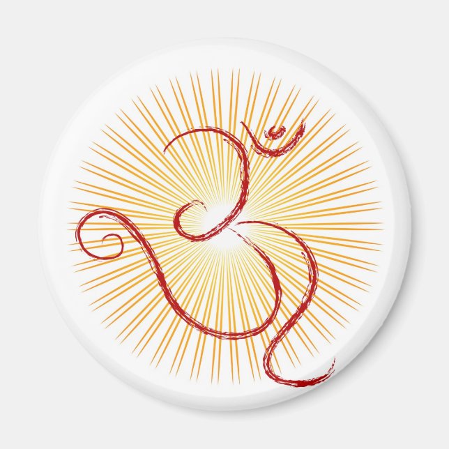 símbolo OM - imán (Frente)