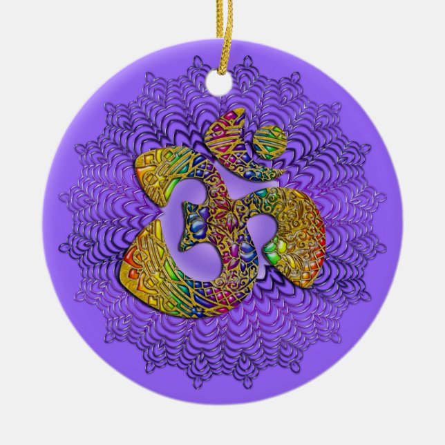 Símbolo OM universal/AUM - ornamento (Frente)