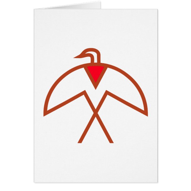 Símbolo pájaro indio bird American Native (Frente)