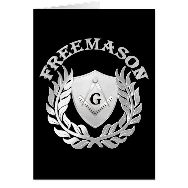 Símbolo plateado de albañilería (Frente)