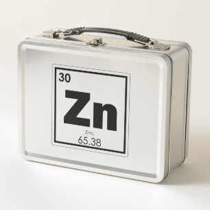 Símbolo químico de zinc de fórmula química geo