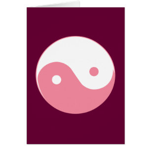 Símbolo rosa Yin-Yang