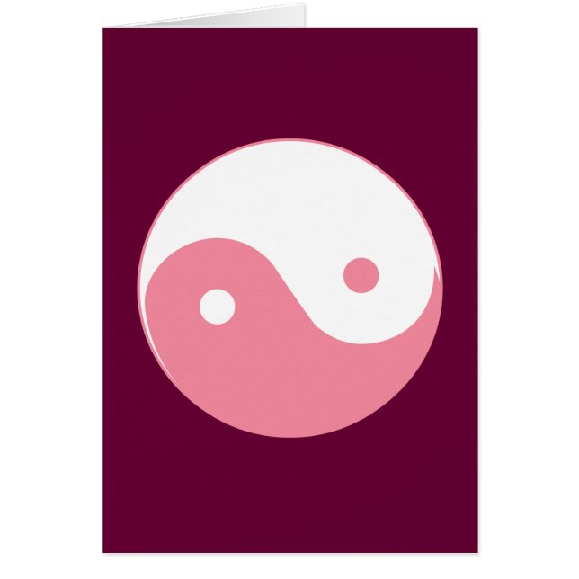 Símbolo rosa Yin-Yang (Frente)