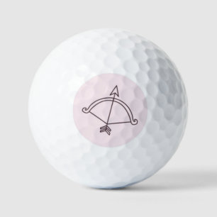Símbolo sagitario bola de golf