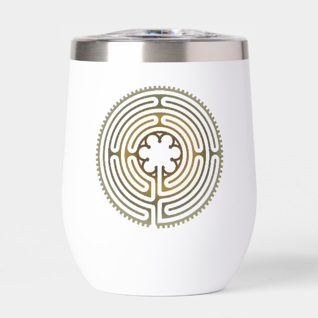 Símbolo sagrado de geometría - Laberinto de Chartr (Frente)