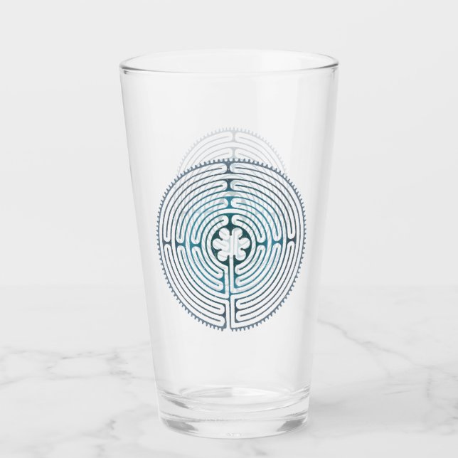 Símbolo sagrado de geometría - Laberinto de Chartr (Anverso)