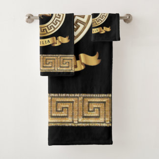 Símbolo Sicilia (con Trinacria) Bath Toalla Set