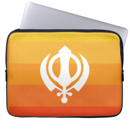 Símbolo sikh khanda funda para portátil