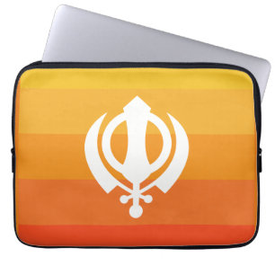 Símbolo sikh khanda funda para portátil