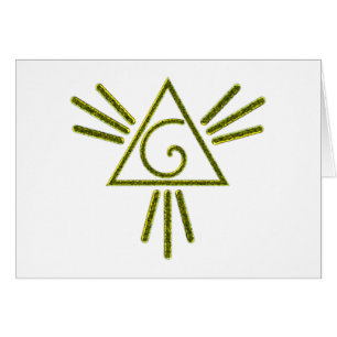 Símbolo triángulo espiral spiral triangle