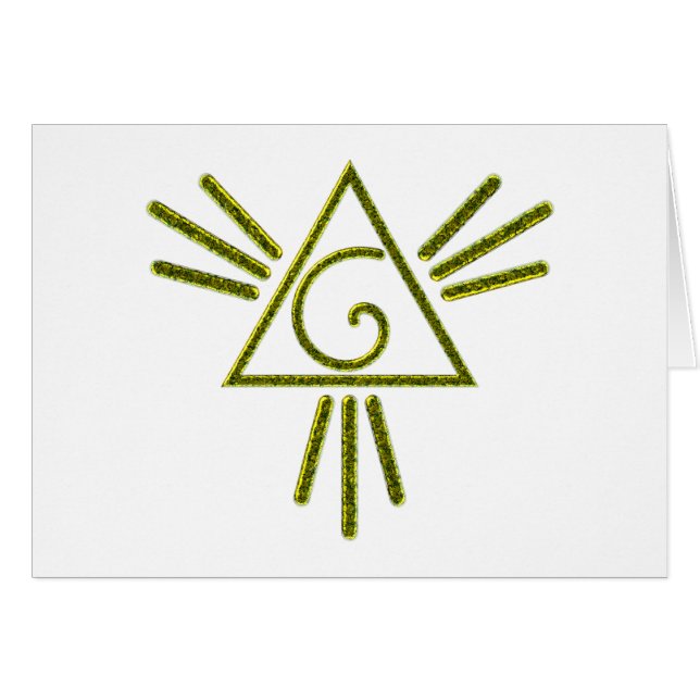 Símbolo triángulo espiral spiral triangle (Anverso (Horizontal))