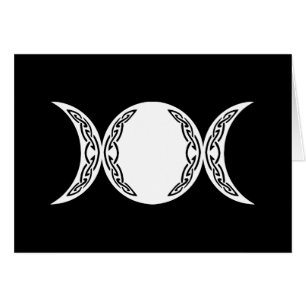 Símbolo triple de la luna de la diosa