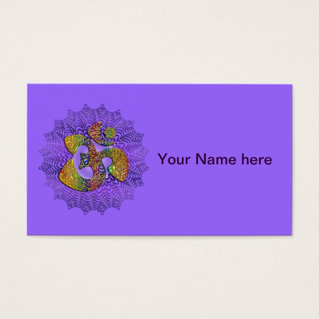 Símbolo Universal OM / AUM - Ornamento (Frente)