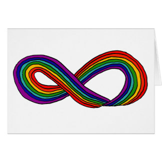 Símbolo XY del infinito del arco iris