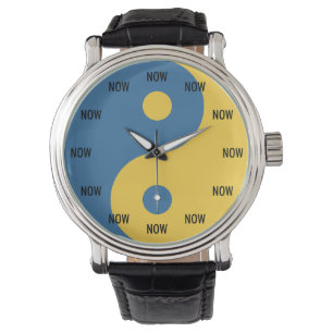 Símbolo Yin y Yang ahora reloj de código Python