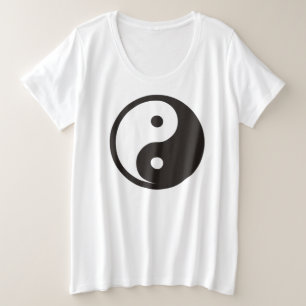 Símbolo Yin Yang - diseño de tatuajes sólidos