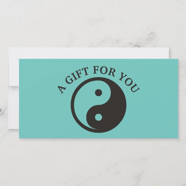 Símbolo Yin Yang - diseño de tatuajes sólidos (Anverso)