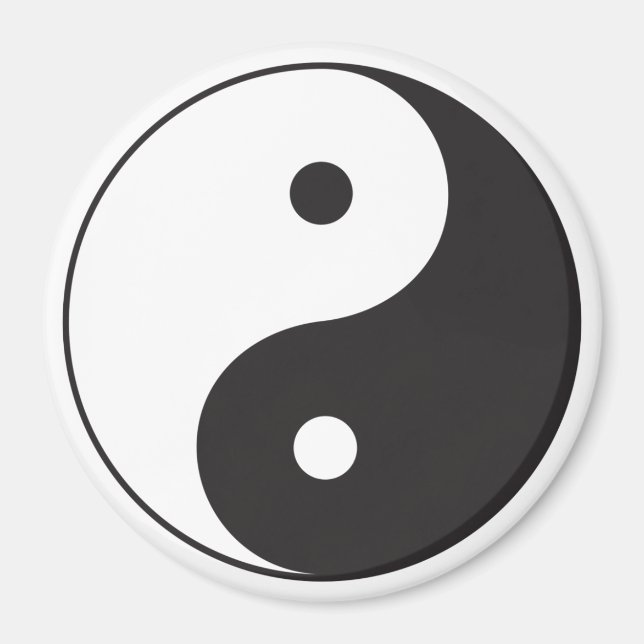 Símbolo Yin Yang imán (Frente)
