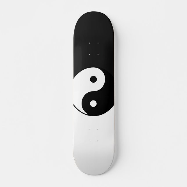 Símbolo Yin Yang: monopatín (Anverso )