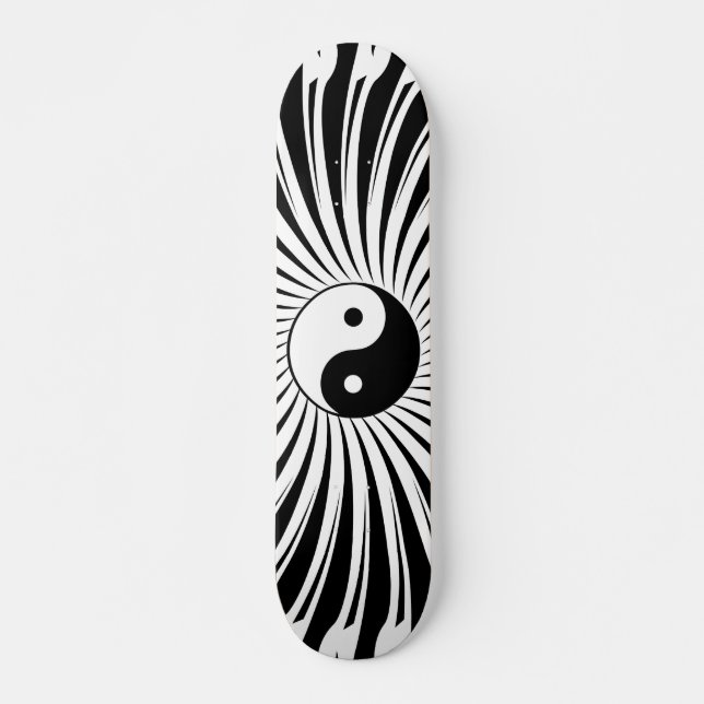 Símbolo Yin Yang: Skateboard (Anverso )