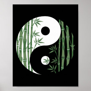 Símbolo Zen de armonía Yin Yang Mboo Arte de yoga