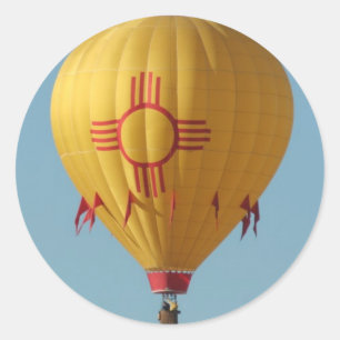 Símbolo Zia Sun Pegatina de globo aerostático