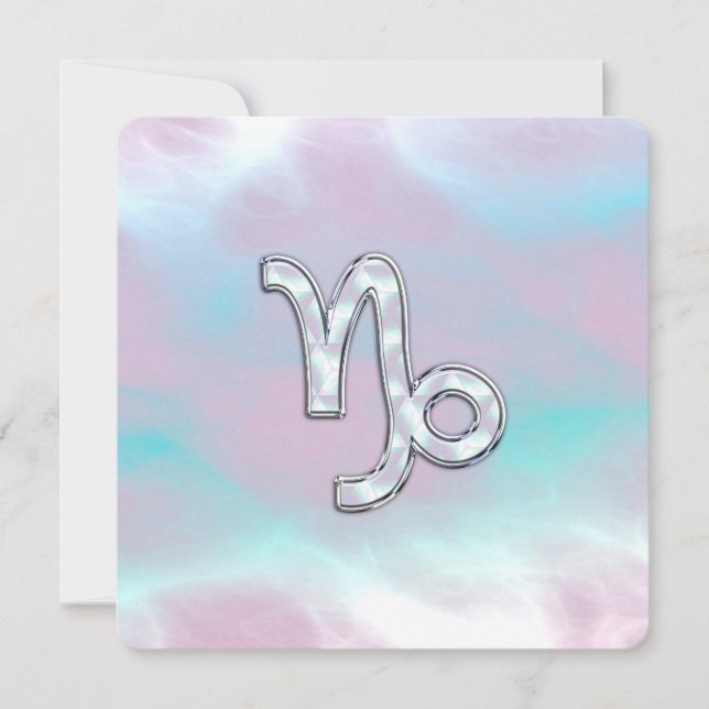 Símbolo zodiaco de Capricornio sobre la madre de l (Anverso)