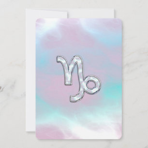 Símbolo zodiaco de Capricornio sobre la madre de l