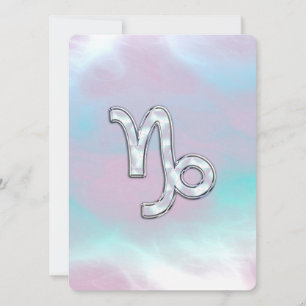 Símbolo zodiaco de Capricornio sobre la madre de l