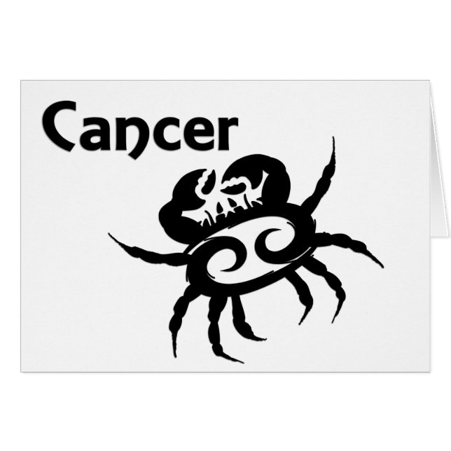 Símbolo zodiaco y Rótulo de cáncer (Anverso (Horizontal))