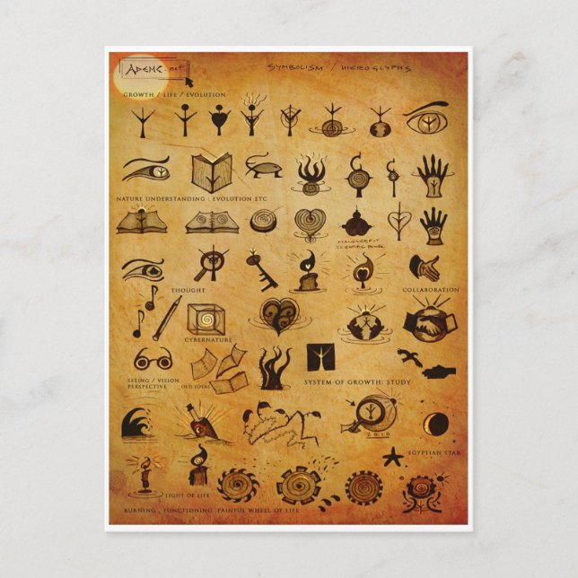 Símbolos1 postal (Anverso)