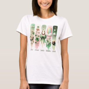 Símbolos afortunados, camiseta del Día de San Patr