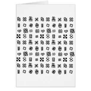 Símbolos africanos de Adinkra