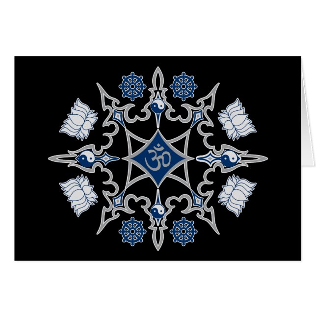 Símbolos budistas tribales (Anverso (Horizontal))