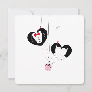 Símbolos de boda colgantes. Novia novio