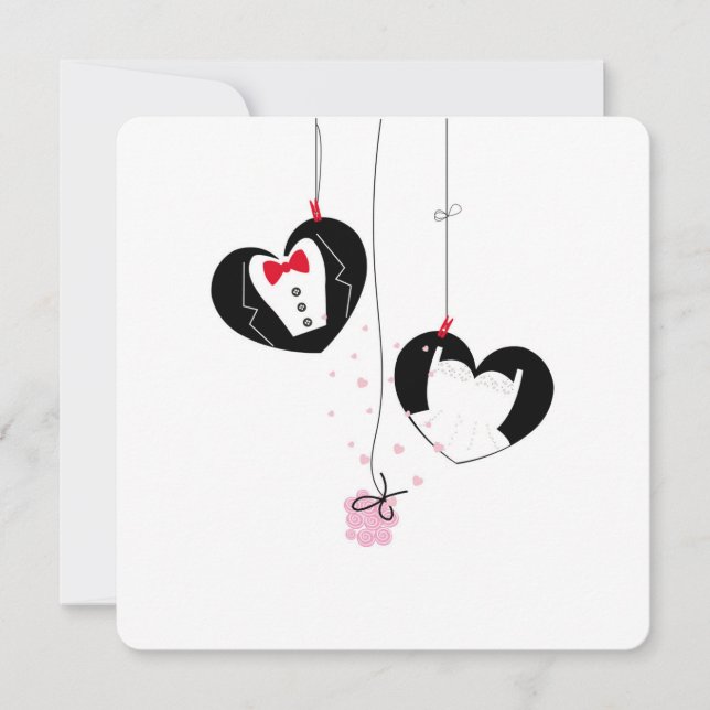 Símbolos de boda colgantes. Novio novia (Anverso)